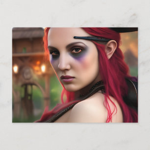 Cartão Postal Pirate Lady