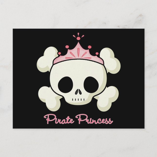 Cartão Postal Pirate Princess (Frente)