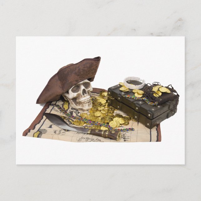 Cartão Postal PirateSkullBooty092009 (Frente)