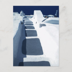 Cartão Postal Piscina da ilha de Ioa Santorini