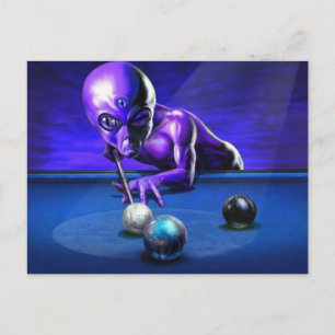 Cartão Postal Piscina de Reprodução de alienígenas