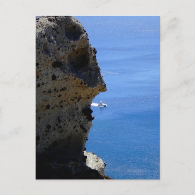 Cartão Postal Piscina de Santorini (Frente)