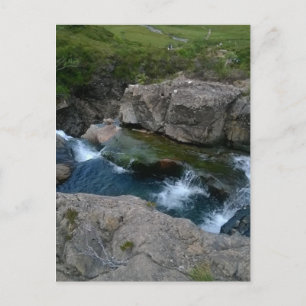 Cartão Postal Piscinas de fadas, Ilha de Skye, Escócia