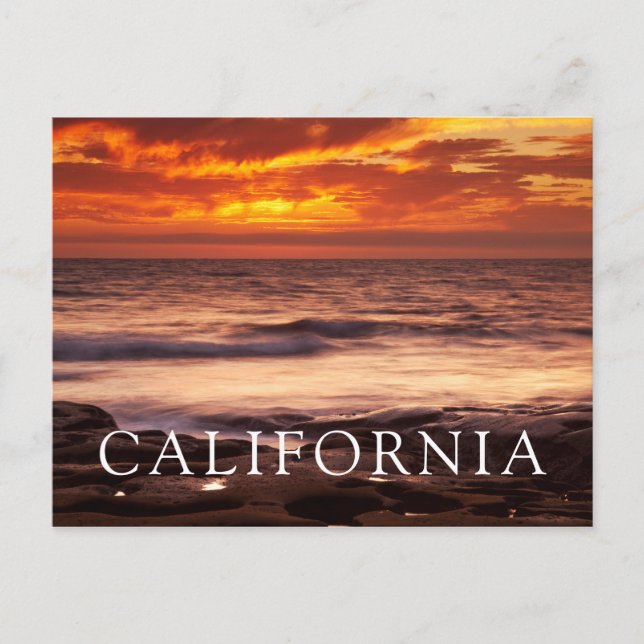 Cartão Postal Piscinas de Maré La Jolla (Frente)
