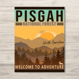Cartão Postal Pisgah National Forest Carolina do Norte