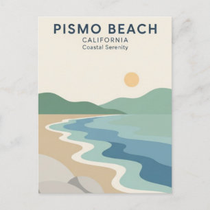 Cartão Postal Pismo Beach Califórnia