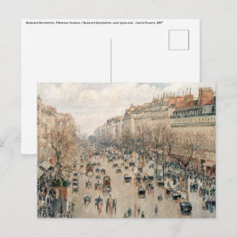 Cartão Postal Pissarro - Boulevard Montmartre, Sol da Tarde