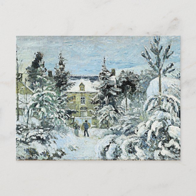 Cartão Postal Pissarro - Casa de Piette em Montfoucault (Frente)