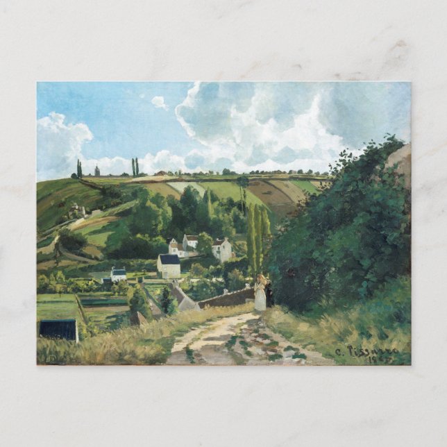 Cartão Postal Pissarro - Jalais Hill, Pontoise, (Frente)