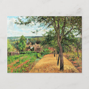 Cartão Postal Pissarro - Pomares de Louveciennes, belas artes,