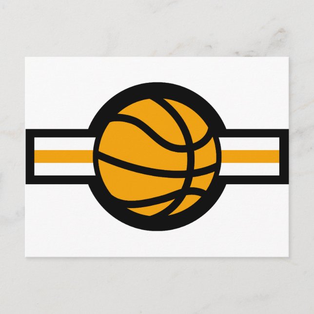 Cartão Postal pista de basquetebol (Frente)