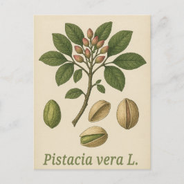 Cartão postal Pistachio vera