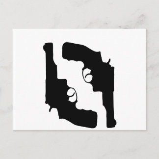 Cartão Postal Pistolas de Chillee Wilson