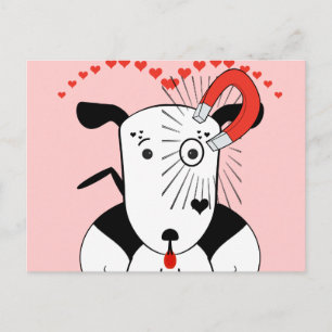 Cartão Postal Pit Bull Lover Petey Lover Bull Terrier Love