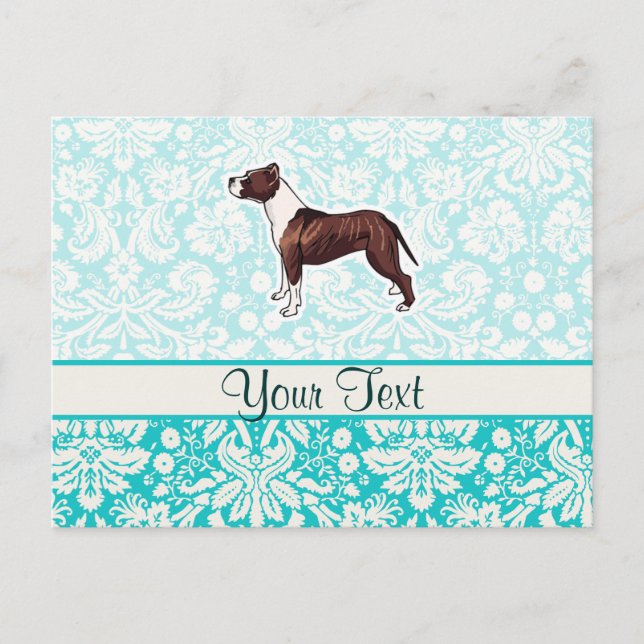 Cartão Postal Pitbull; Cuta (Frente)