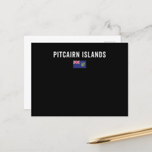 Cartão Postal Pitcairn Islands Flag - Patriotic Flag