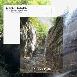 Cartão Postal Pitcher Falls Rock Alley White Mountains NH