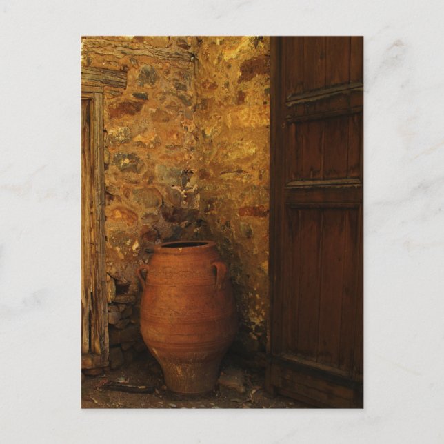 Cartão Postal Pithos gregos de Creta - Período Minoano (Frente)