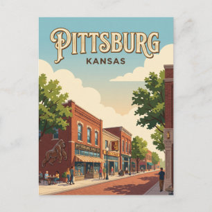 Cartão Postal Pittsburg, Kansas