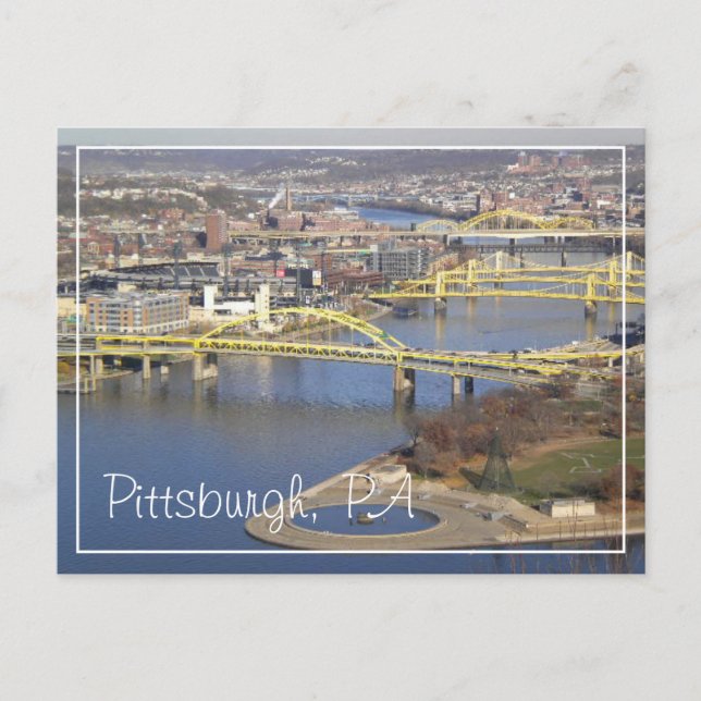Cartão Postal pittsburgh (Frente)