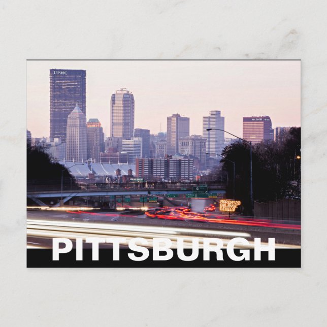CARTÃO POSTAL PITTSBURGH (Frente)
