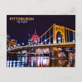 Cartão Postal Pittsburgh à Noite