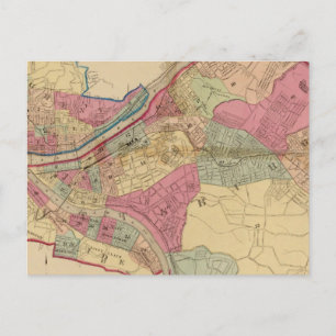 Cartão Postal Pittsburgh e Alegheny