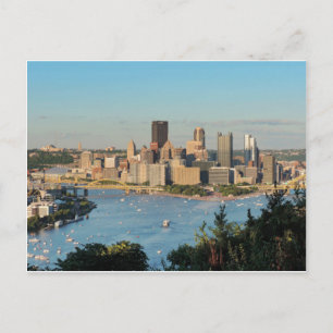 Cartão Postal Pittsburgh Skyline