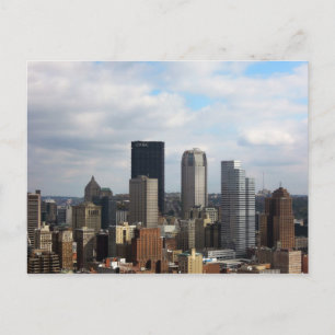 Cartão Postal Pittsburgh Skyline