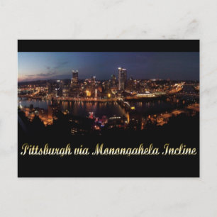 Cartão Postal Pittsburgh via Monongahela Incline