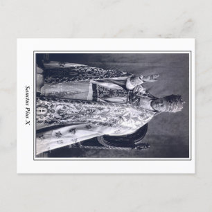 Cartão postal Pius X do Santo Pope