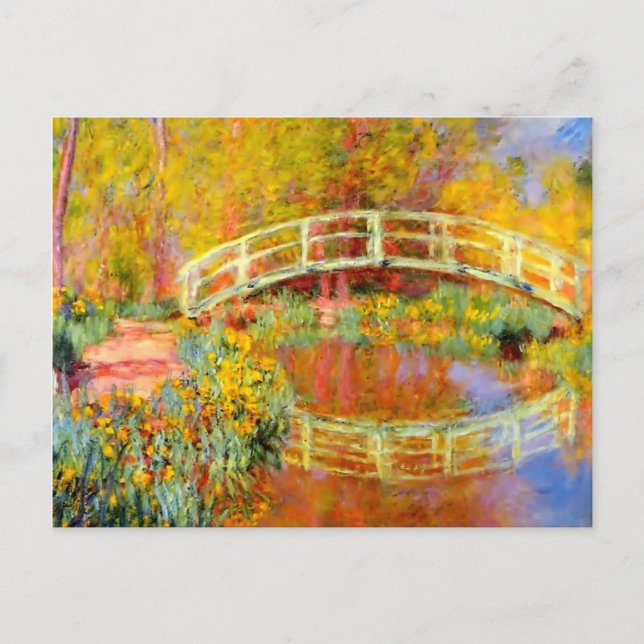 Cartão Postal PixDezines Claude Monet água lírio em giverny (Frente)