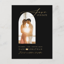 Cartão Postal PixDezines DIY Color Arch Frame Minimalista Salvar