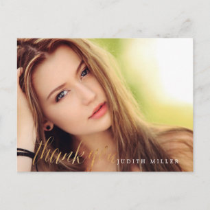 Cartão Postal PixDezines Formando Foto Obrigado/Script Divertido