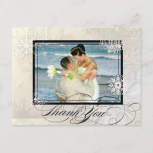 Cartão Postal PixDezines foto flocos de neve+lustre/texto DIY