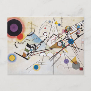 Cartão Postal PixDezines Kandinsky 1923 Composição VIII