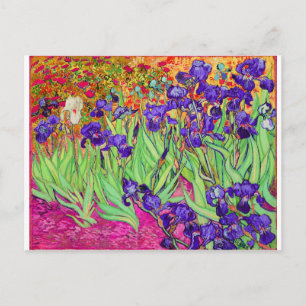 Cartão Postal PixDezines van gogh iris/rua. Remy