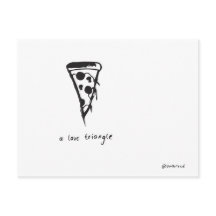 cartão postal pizza