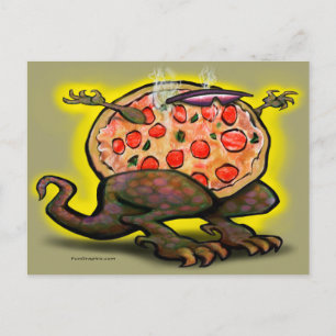 Cartão Postal Pizza Beast