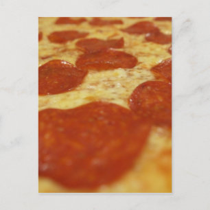 Cartão Postal pizza de pepperoni