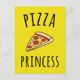 Cartão Postal Pizza Princesa Encantada