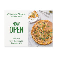 Pizzeria Abrindo | Agora aberto | Mala direta