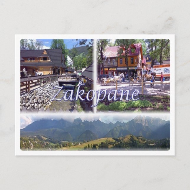 Cartão Postal PL Polônia - Zakopane - (Frente)