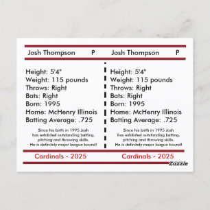 Cartão Postal Placa básica personalizável exclusiva