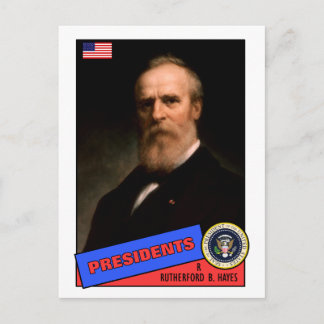 Cartão Postal Placa de baseball Rutherford B. Hayes