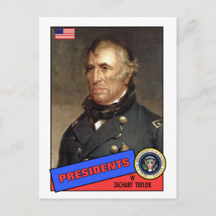 Cartão Postal Placa de baseball Zachary Taylor