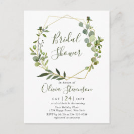 Cartão Postal Placa de Chá de panela Eucalyptus moderna