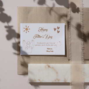 Cartão Postal Placa de Dia de os pais Sensível - Greetin Persona