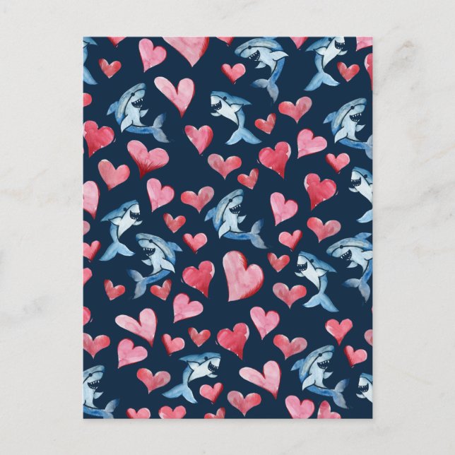 Cartão Postal Placa de Lover de Tubarão (Frente)