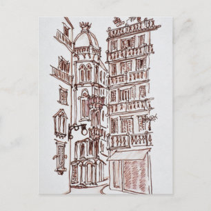 Cartão Postal Placa de Manises na Cidade Antiga   Valência, Esp